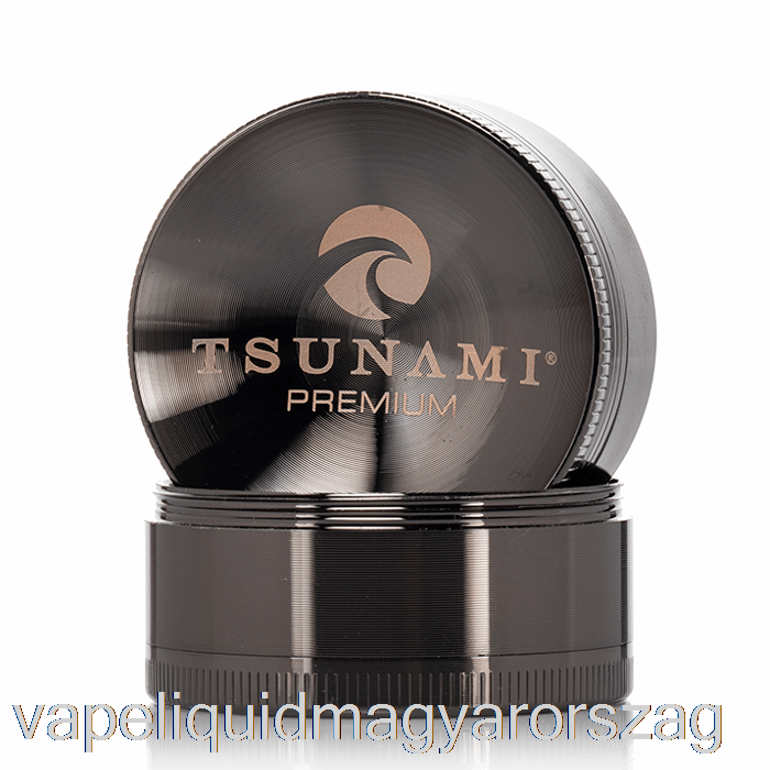 Cunami 1,9 Hüvelykes 4 Részes Süllyesztett Felső Köszörű Gunmetal (50 Mm) Vape E Cigi